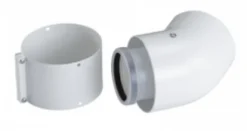 Worcester 100mm 45Deg Flue Bend (Pair) 7716191085