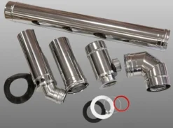 Firebird 1075mm High Level Horizontal Flue Kit (180mm Dia.) - HLF007HHL