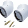 Worcester Oilfit 80/125mm 45° Elbow (pair) 7716190035