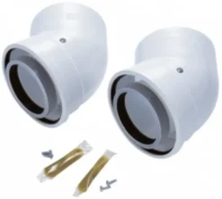 Worcester Oilfit 80/125mm 45° Elbow (pair) 7716190035